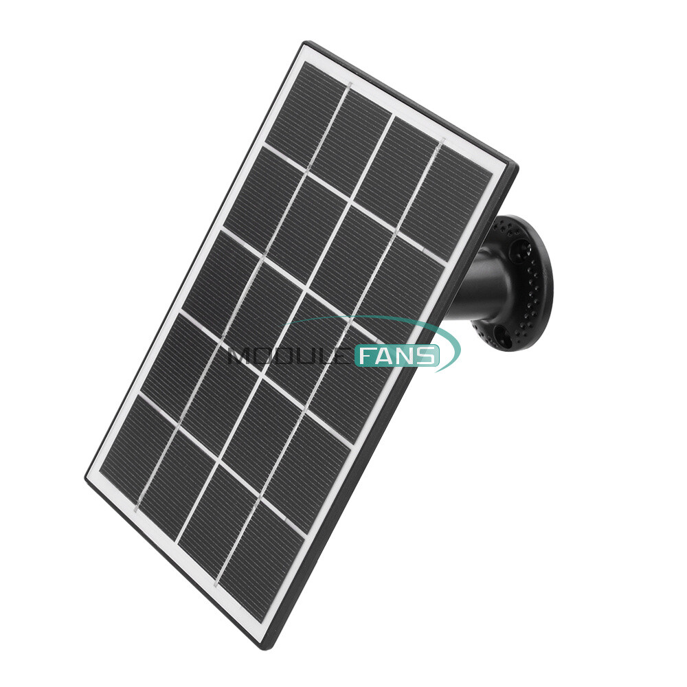 8W 5V Microcrystal Solar Panel with Mounting Brackets Security Camera Water Pump