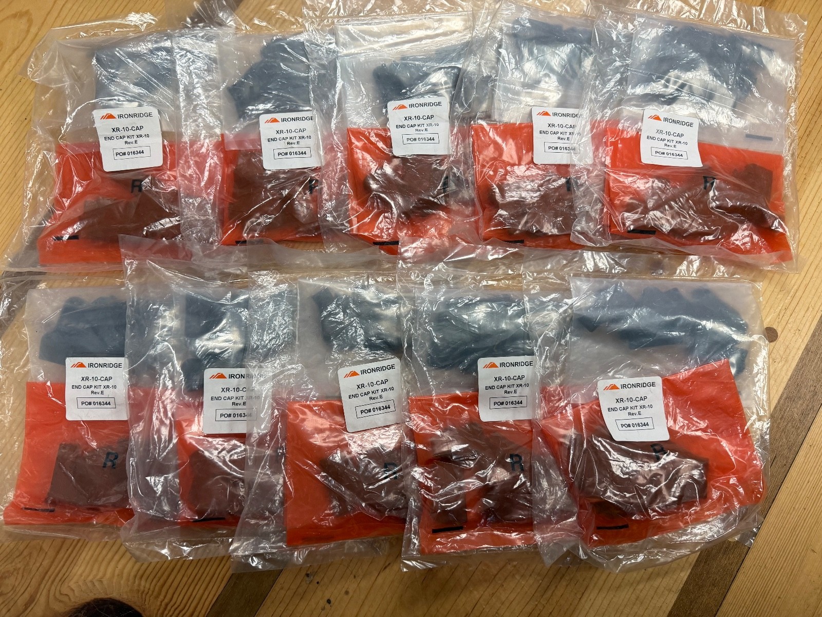 200 IronRidge Solar XR-10 Rail End Caps (100 Right & 100 Left Caps)