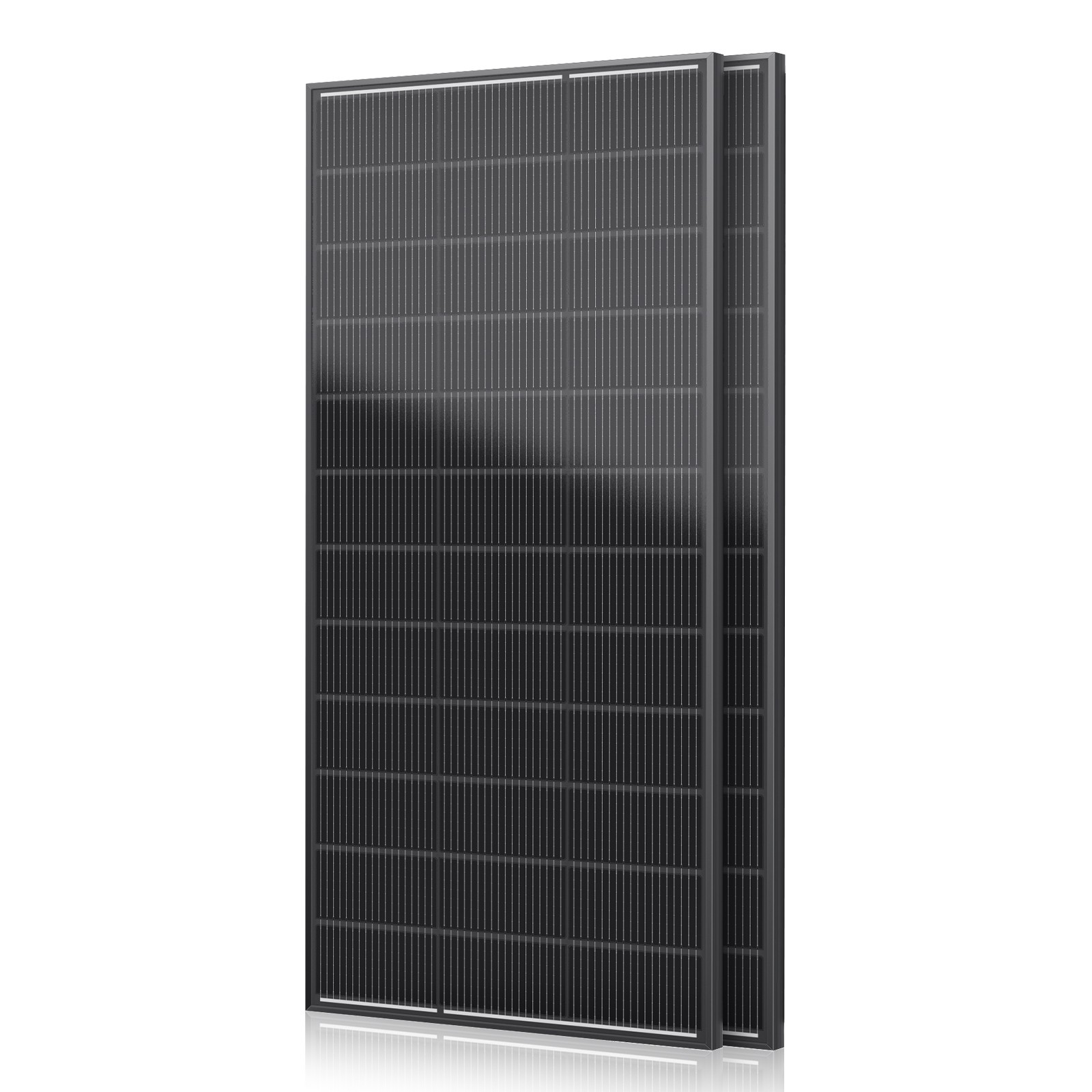2*200W blackboard solar panel, 18BB , 25.5% efficient photovoltaic module