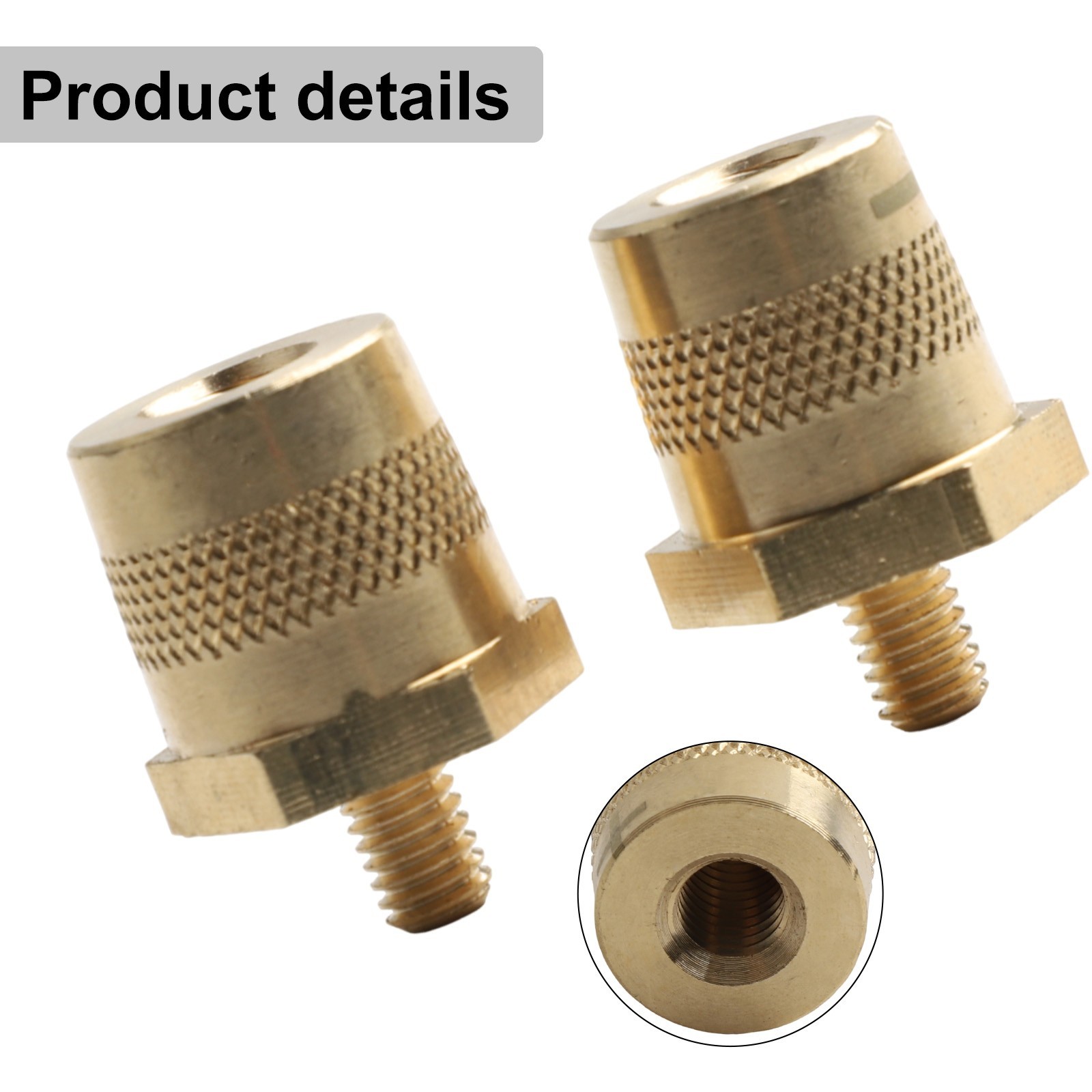 Brass Battery Terminals M6 Male and M8 Female for Enhanced Vehicle Connectivity