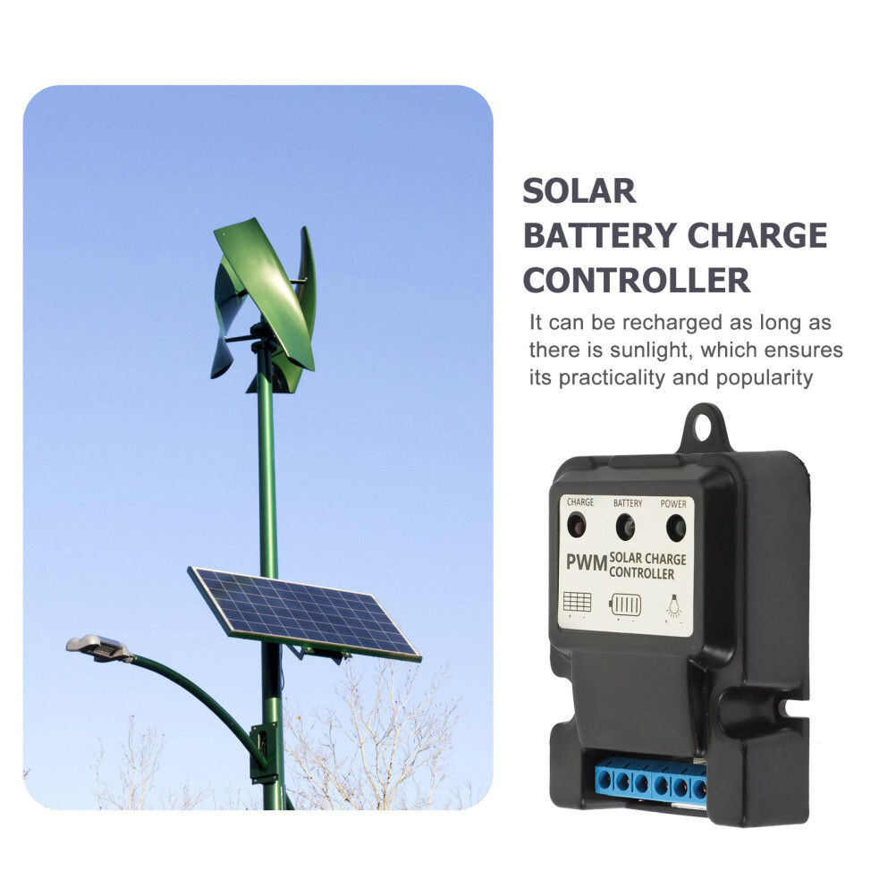 10A Solar Charge Controller 12V 24V Auto Waterproof for RV Off Grid System