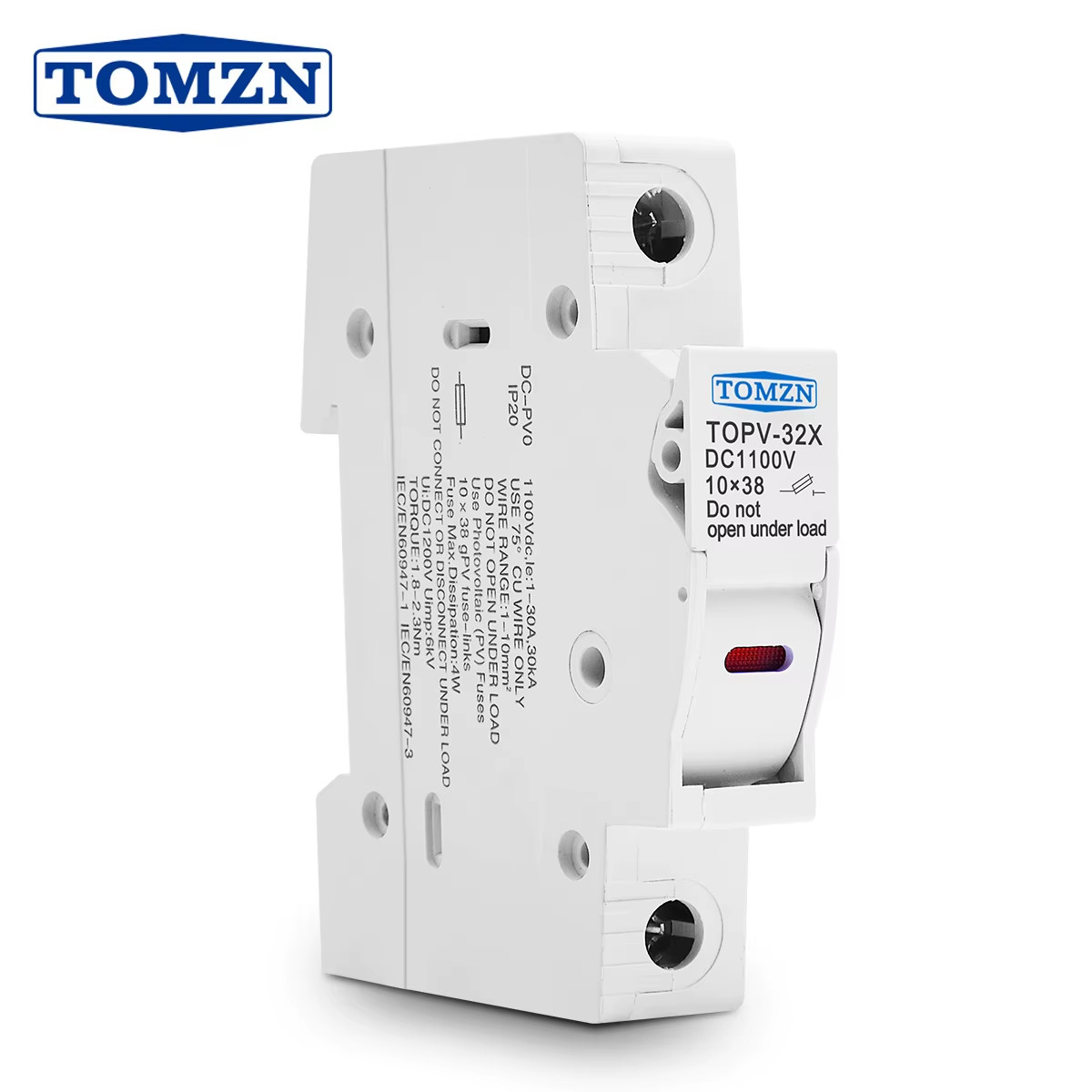 Solar PV Fuse Holder DC 1000V PV 10A/15A/30A High Voltage for Solar System Prote