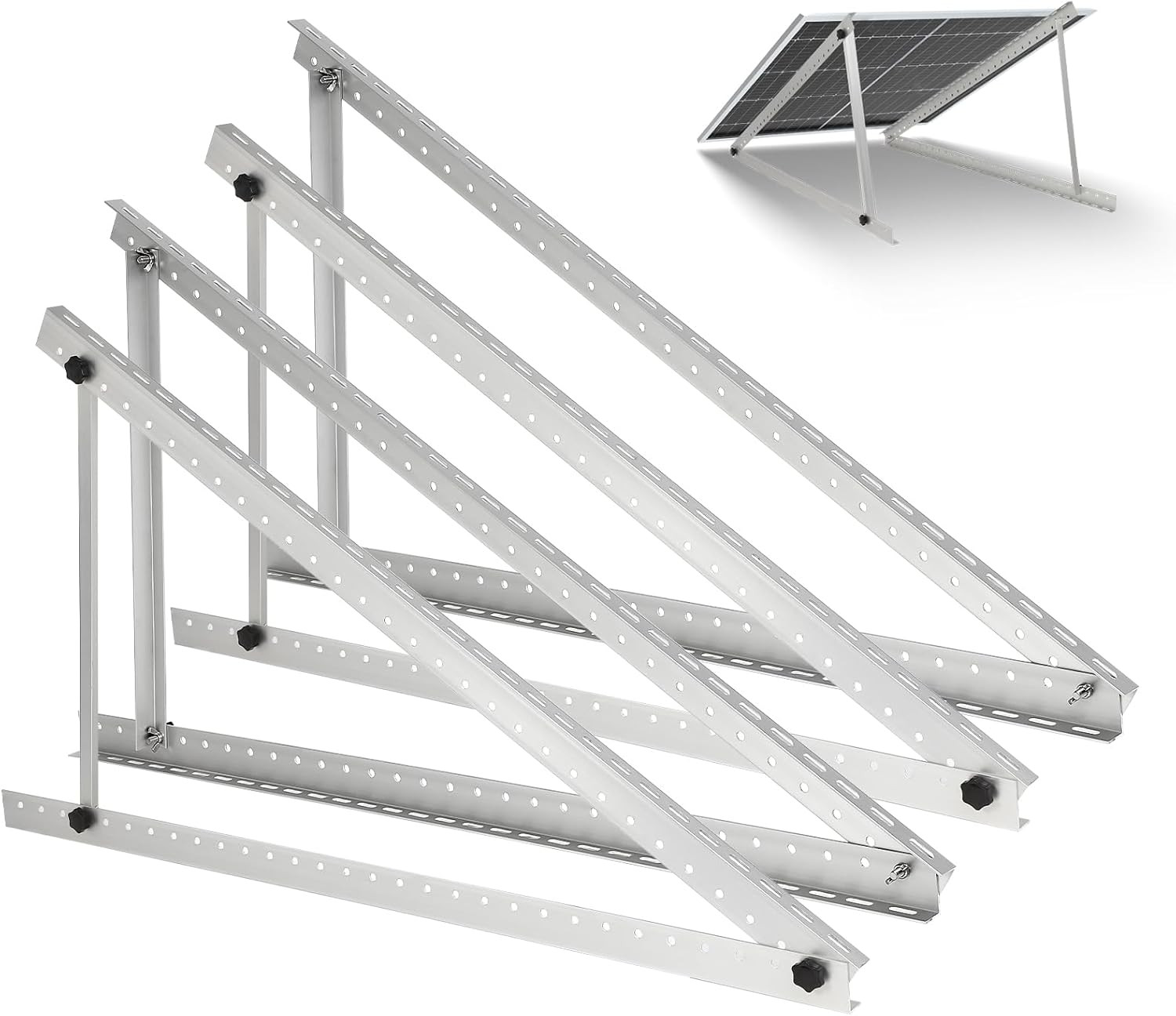 Adjustable Solar Panel Mount Brackets for RV, Boat, and Off-Grid Use