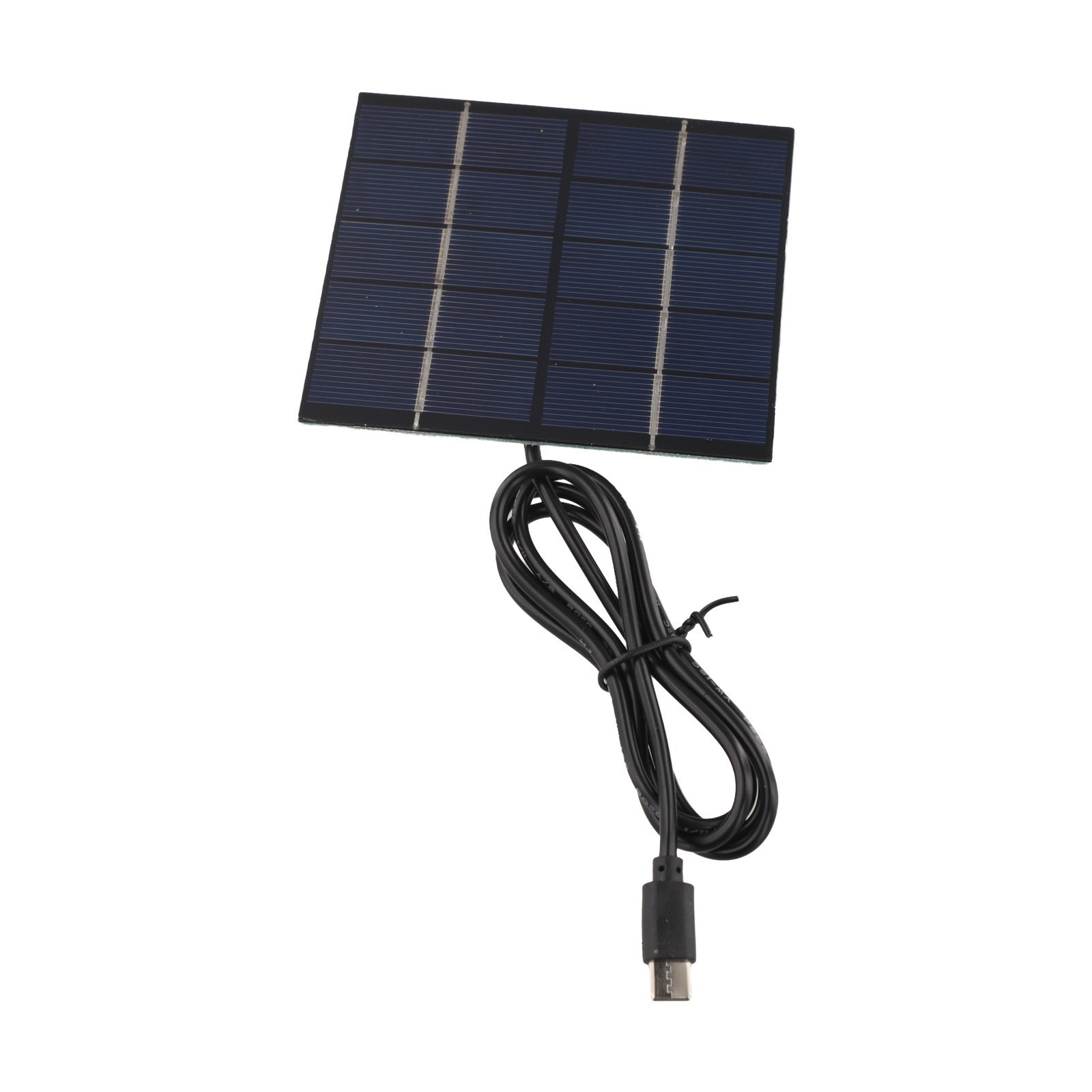 Outdoor Charger Compact Charging Solution 1 Meter USB Cable 1.5W Solar Output
