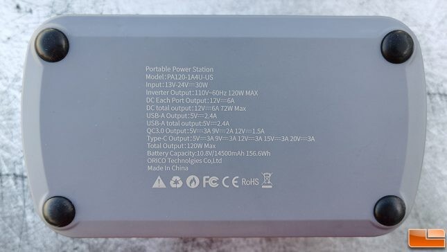 Orico Portable Power Station PB300-1A4U 120watts 14,500mAh