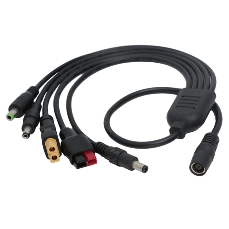 Solar Charging Adapter DC7909 Female to XT60 DC5521 DC6530 Cord Safe Features