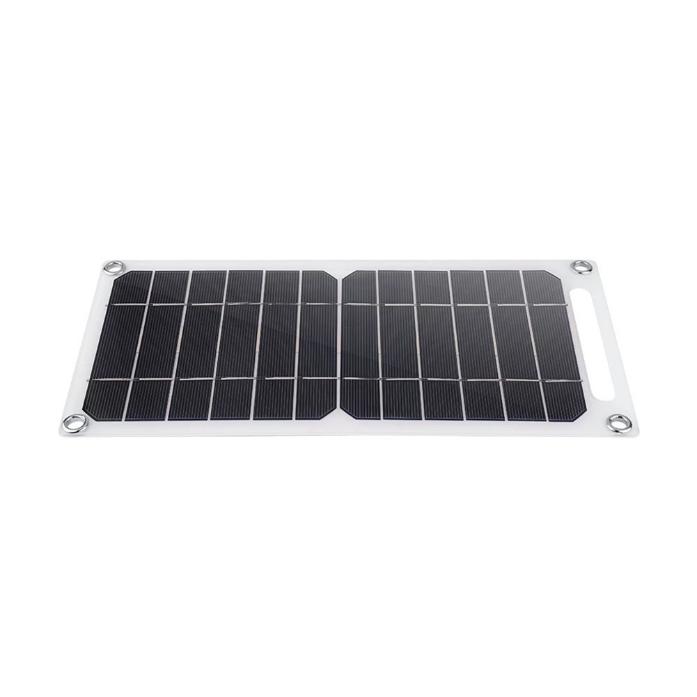 1X( USB Solar Panel 6W 5V Outdoor Mobile Phone Camping Hiking Cells6719