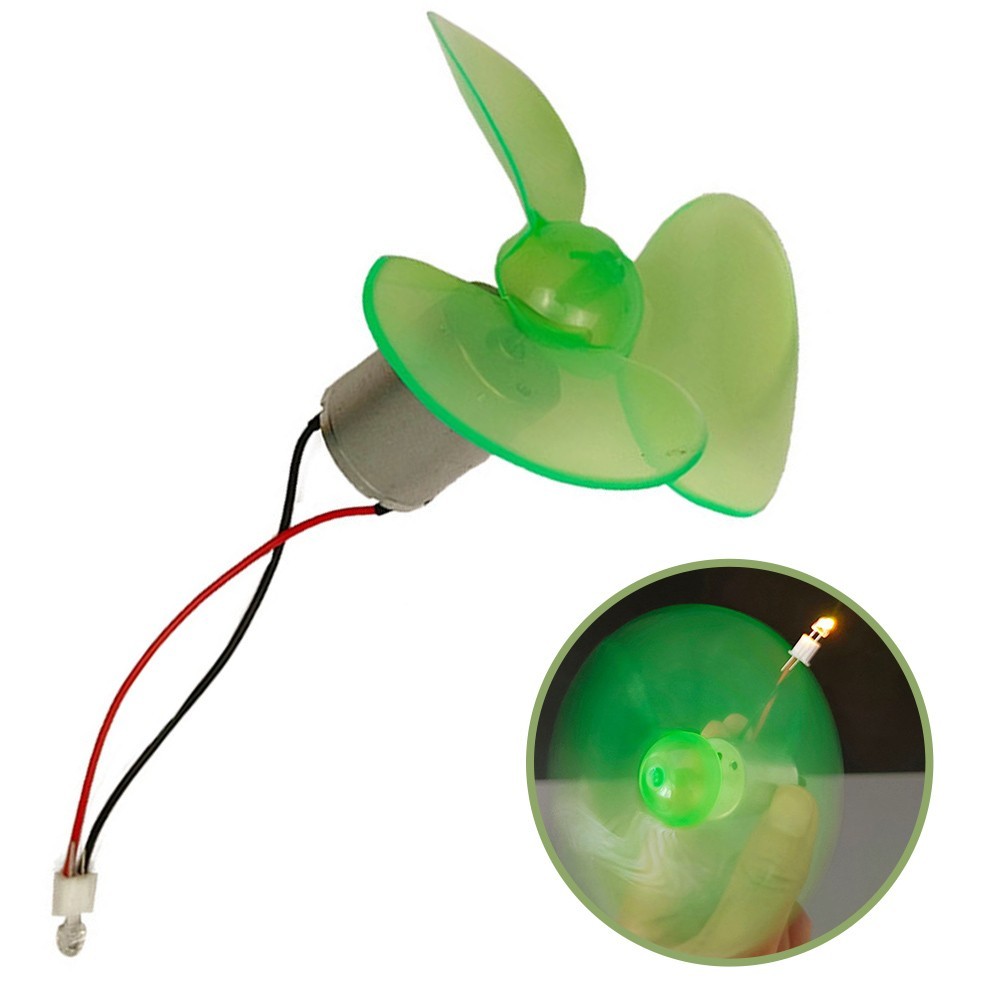 Portable Wind Energy Generator Kit for DIY Assembly and Educational Use