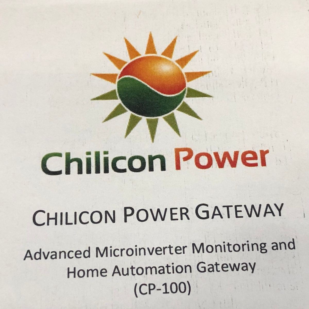 CHILICON POWER Advanced Microinverter Monitoring Home Automation Gateway CP-100