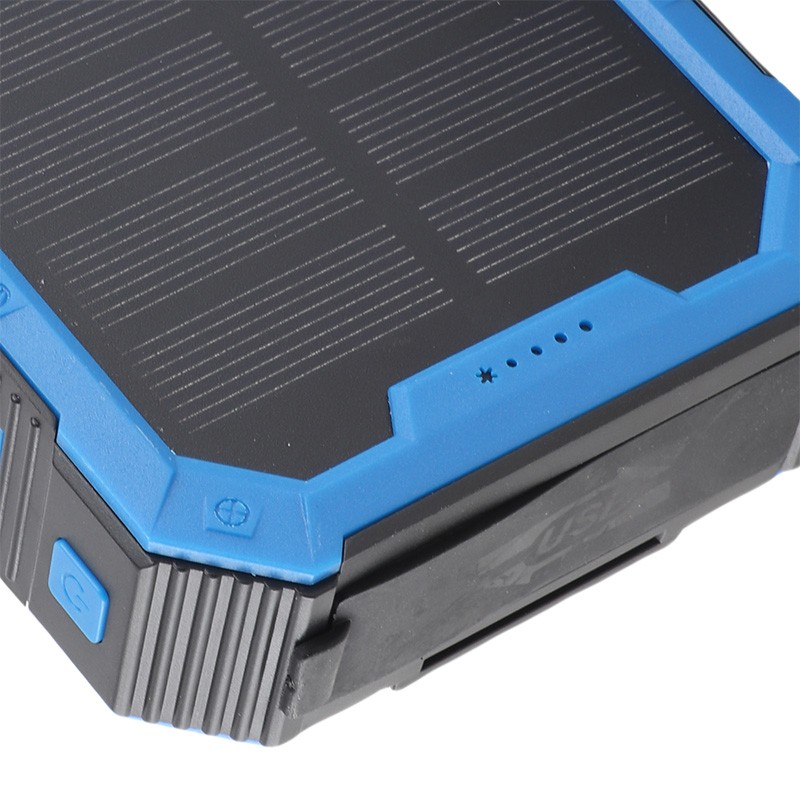 36800mAh Solar Power Bank with 36 LEDs, Portable Outdoor Emergency Charger