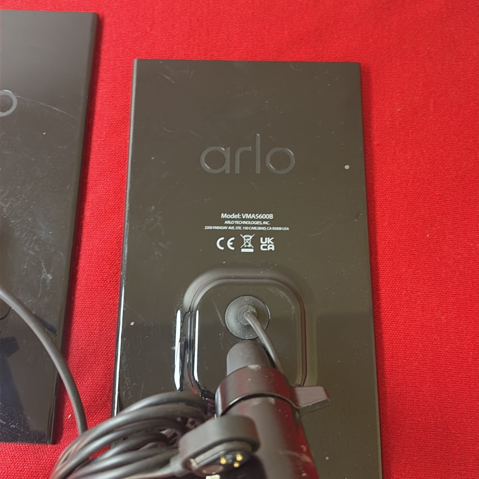 2 Arlo Solar Panel Chargers VMA5600B Floodlight