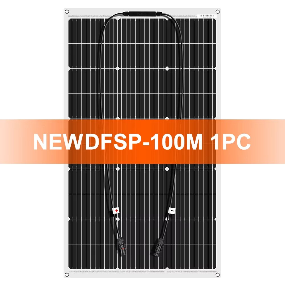 18V Solar Panels Monocrystalline Flexible Waterproof 100w 200w 400w for 12V RV