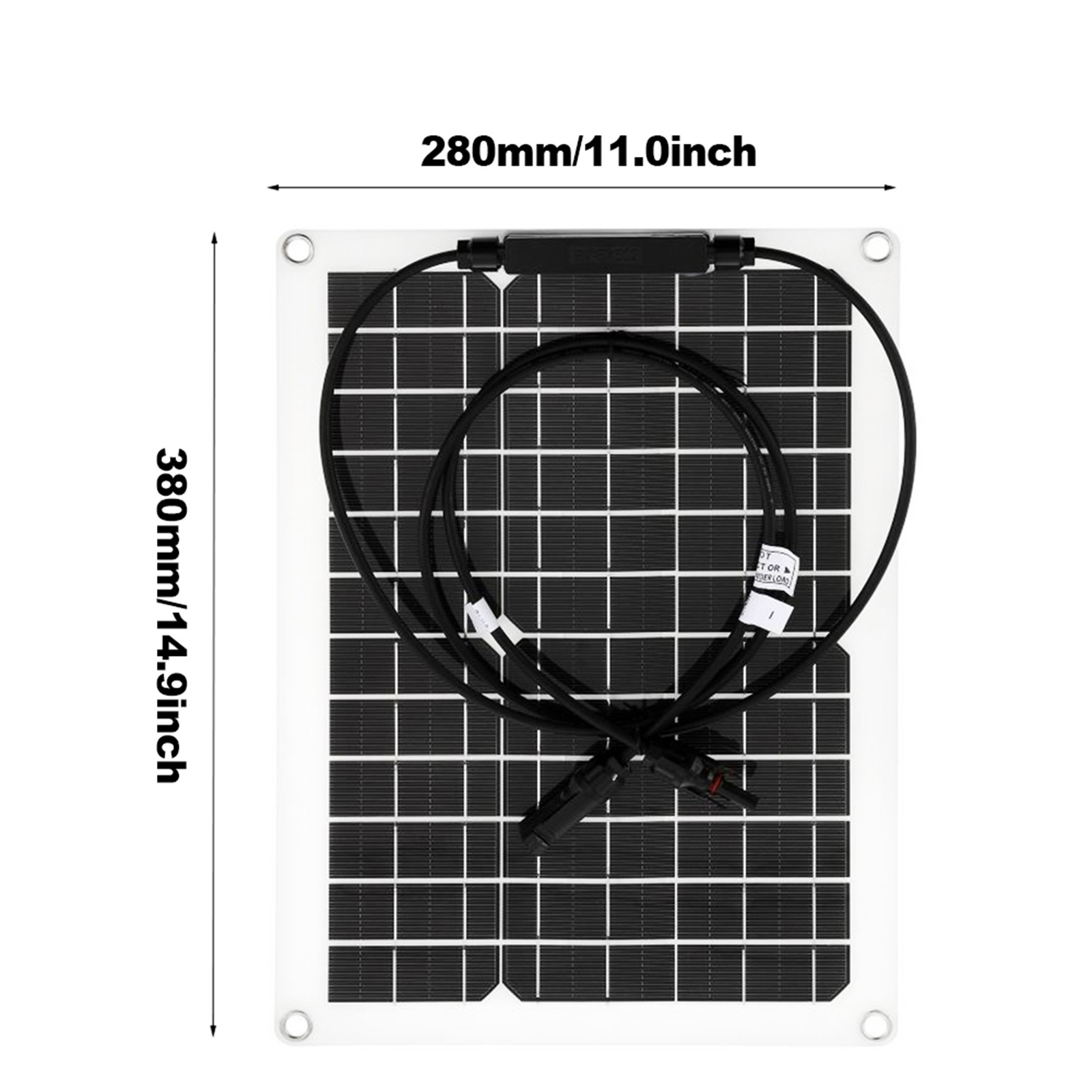 1200W 2-Panel Solar Kit – 100A Controller +Y-Cable Balcony/RV