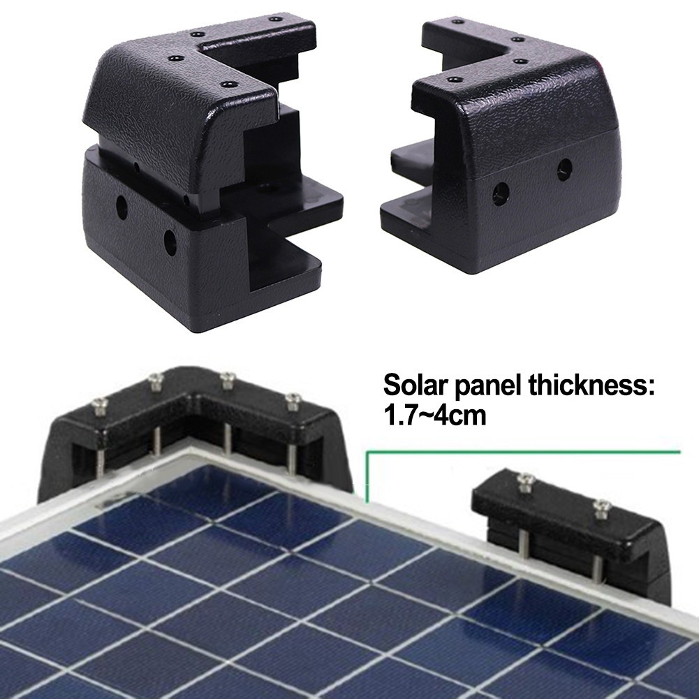 Robust Corner Bracket Kit for DIY Solar Installations on For RVs and Yachts
