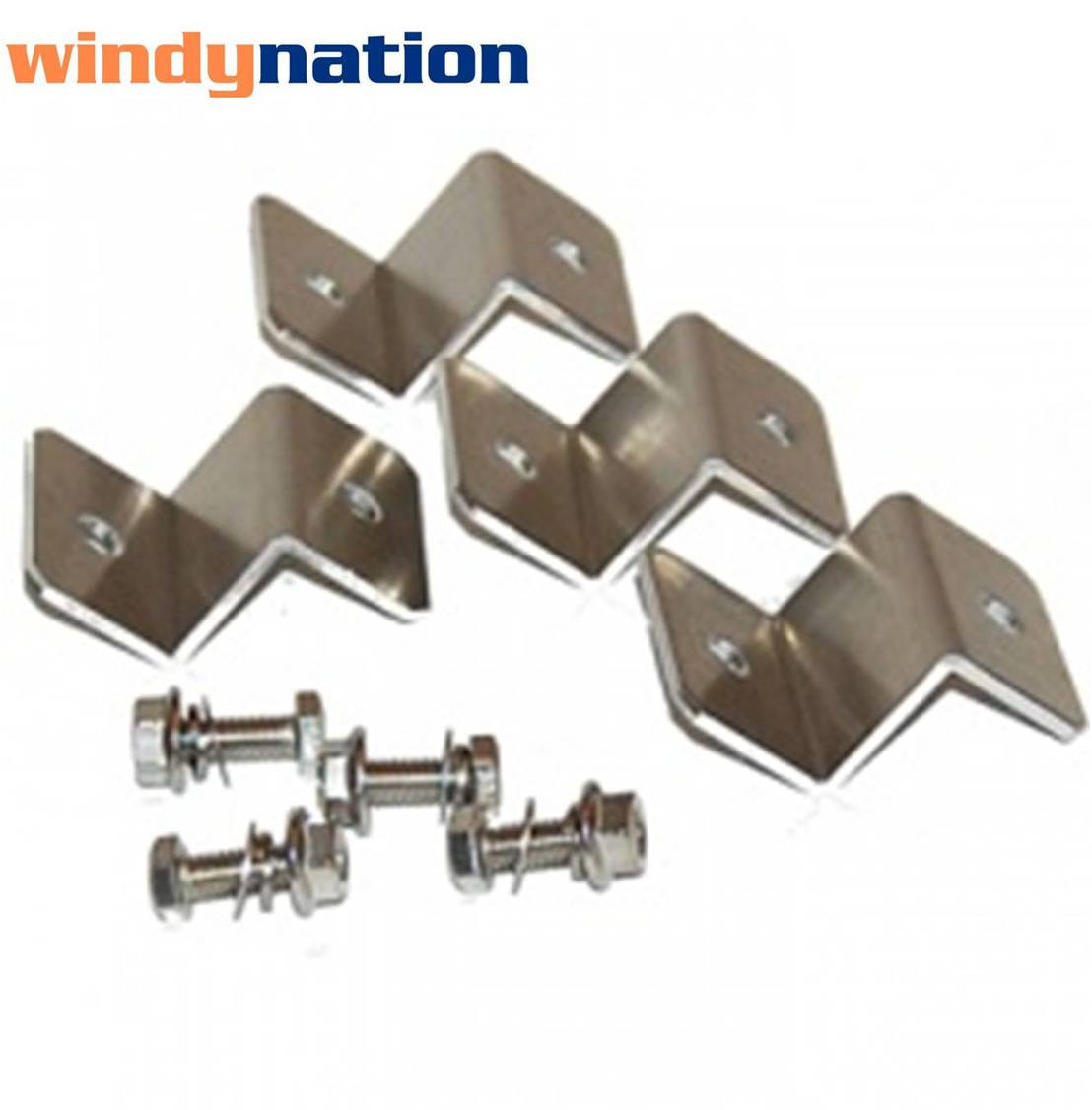 Solar Panel Z Bracket Mount Mounting Set RV Boat Off Grid