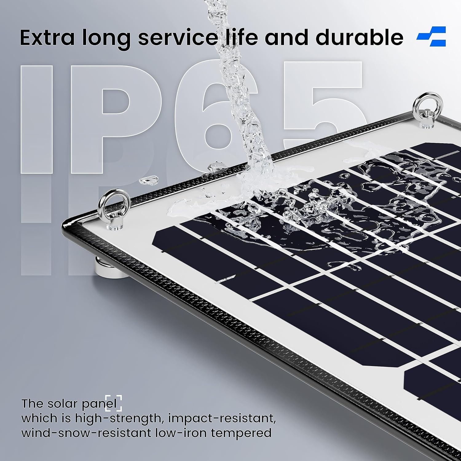 Magnetic 12V 20W Solar Panel Charger Kit w/ MPPT Controller – All Weather Use