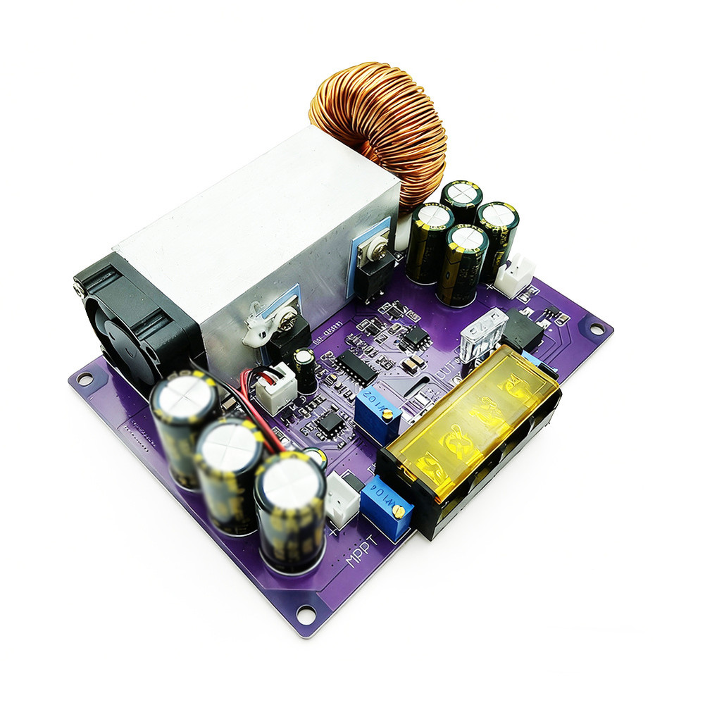 2V-60V Adjustable DC Step Down Module 25A Max Current for Solar Applications