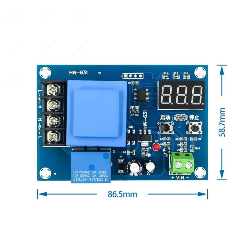 3.7V 120V Power Unit Battery Charging Control Module Support 220V Direct Power