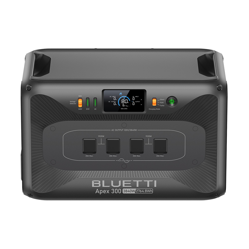 BLUETTI 2*Apex 300 11,059.2Wh Power Station+2*B300K Extra Batteries LFP+Hub A1