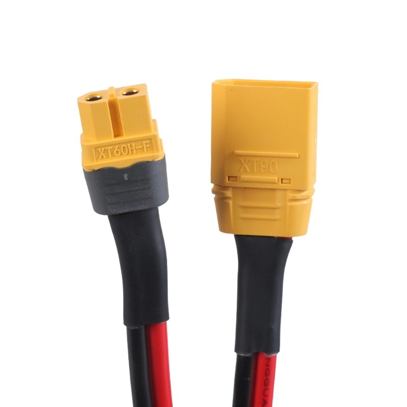 61-366cm Long Female XT60 to Male XT90 Extension Cord Conversion Adapter Cable