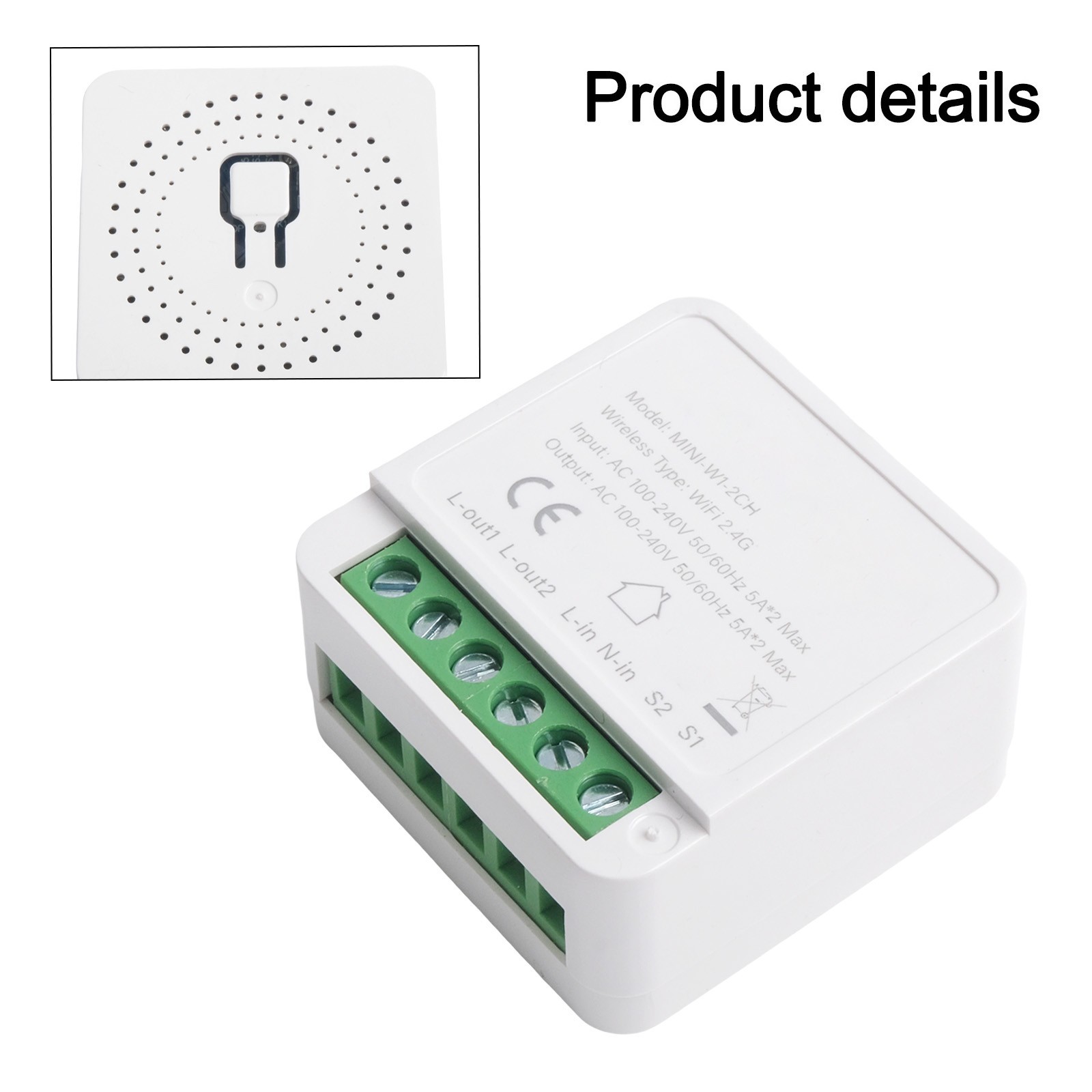 Smart Home WiFi Light Switch Voice Control Compatible Easy Installation