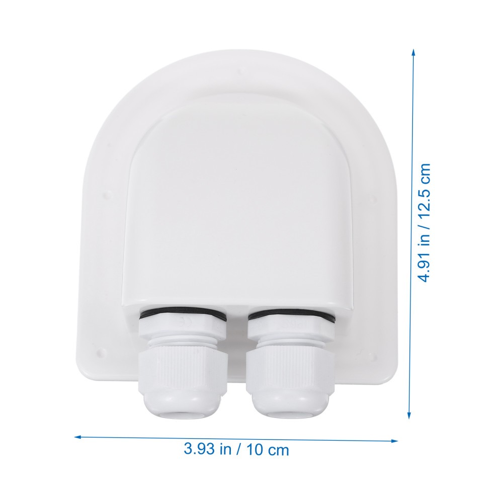 Dual Cable Entry Box Abs Wire Gland Pass Through