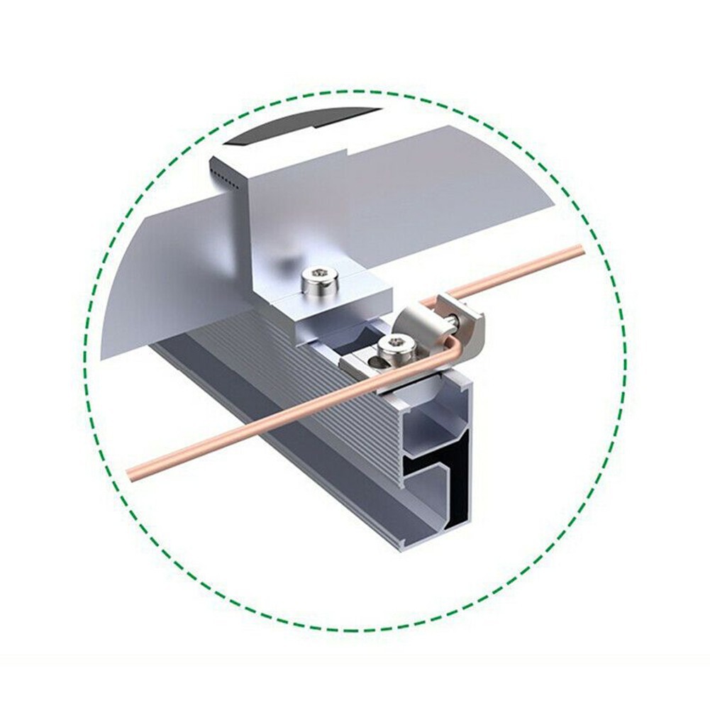 Solar Panel Mounting Bracket Clamps Ground Lugs Fasteners-Photovoltaic Support