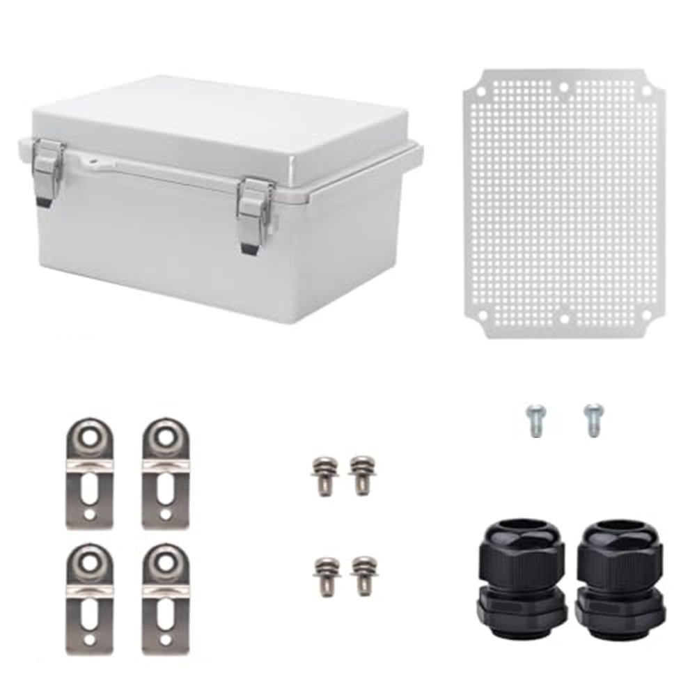 IP67 Rated Waterproof Junction Box ABS Plastic for Outdoor Installations