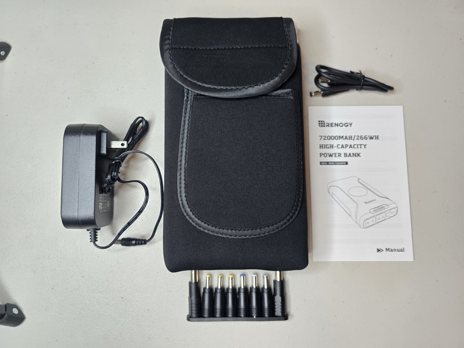 Renogy 72000mAh 266Wh Power Bank (Laptop, CPAP, Camping, Power Outage)