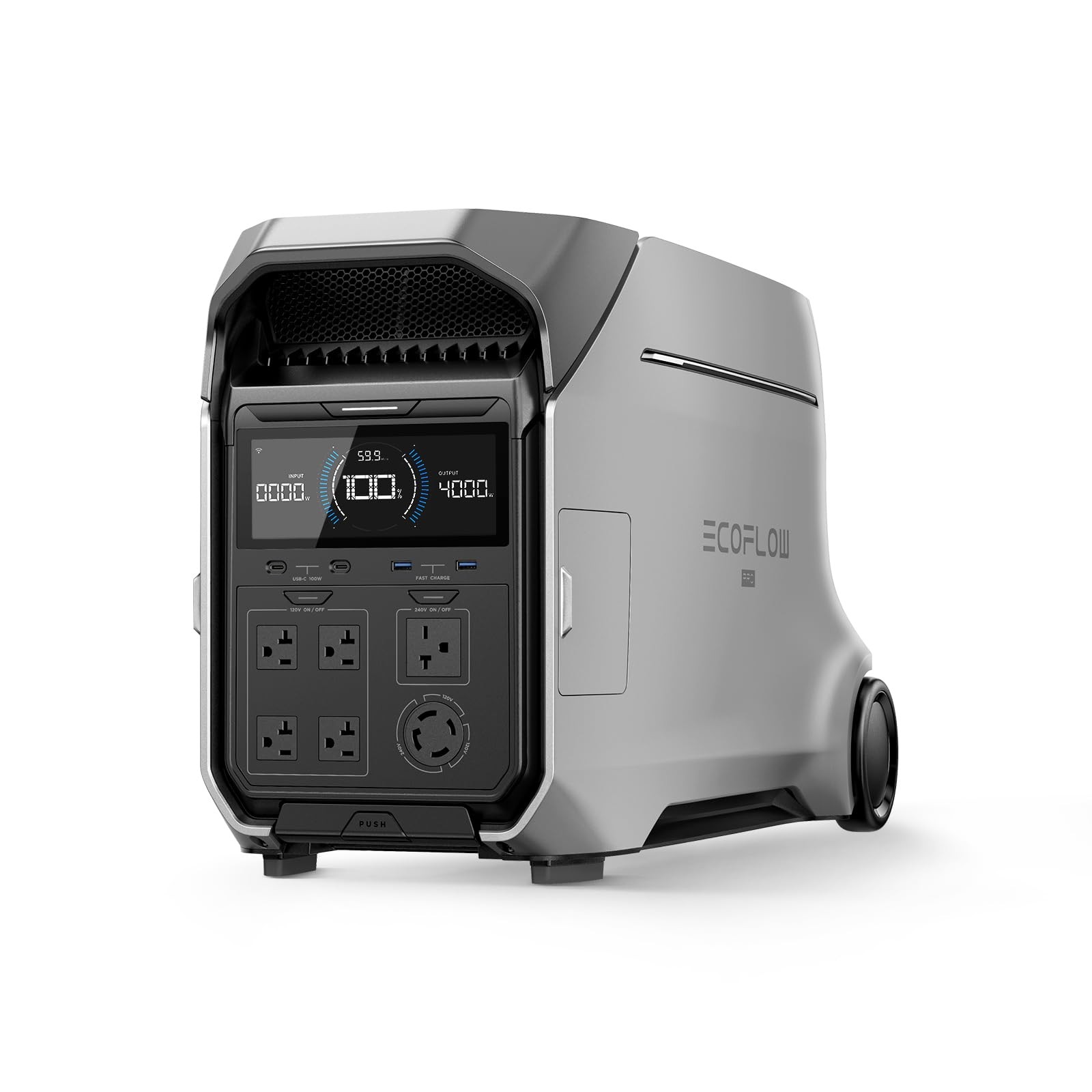 EF ECOFLOW DELTA Pro 3 Portable Power Station 4096Wh LFP Battery Expandable to