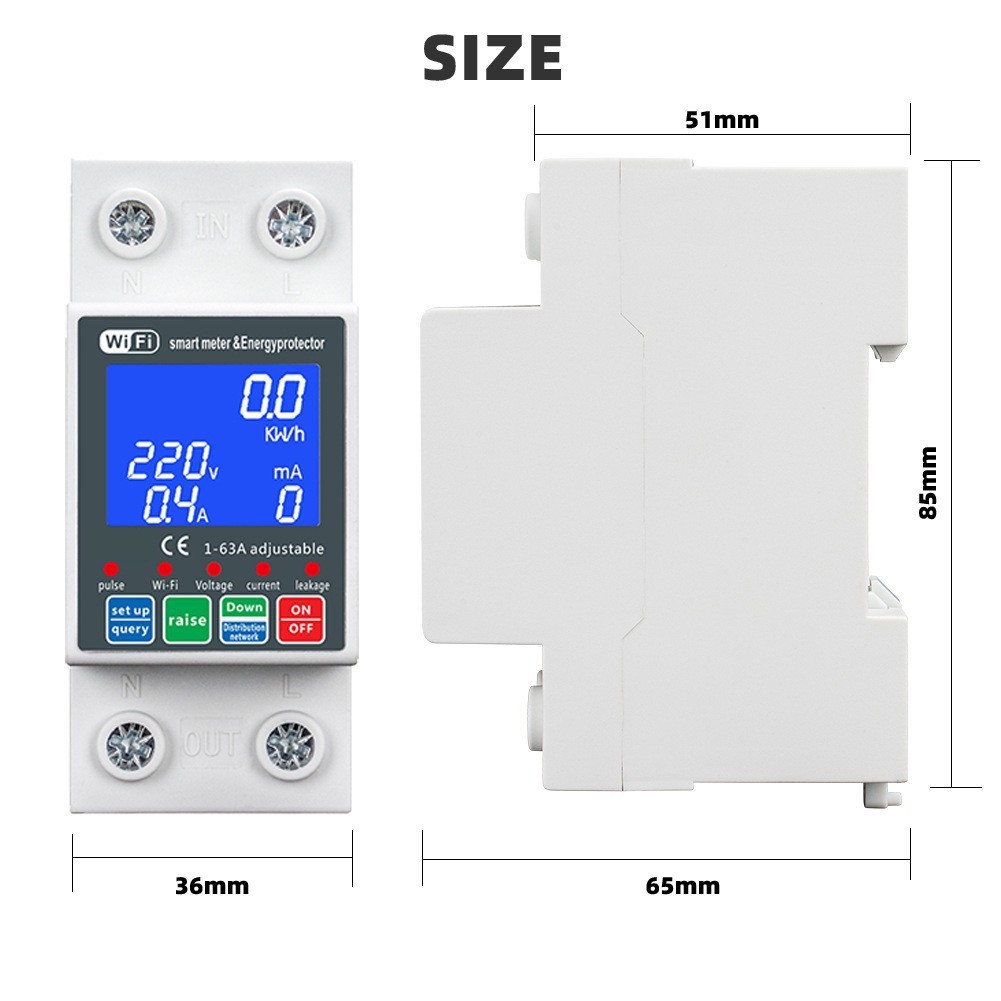 Smart WiFi Water Pump Controller for Tuya Remote Control and Leak Protection