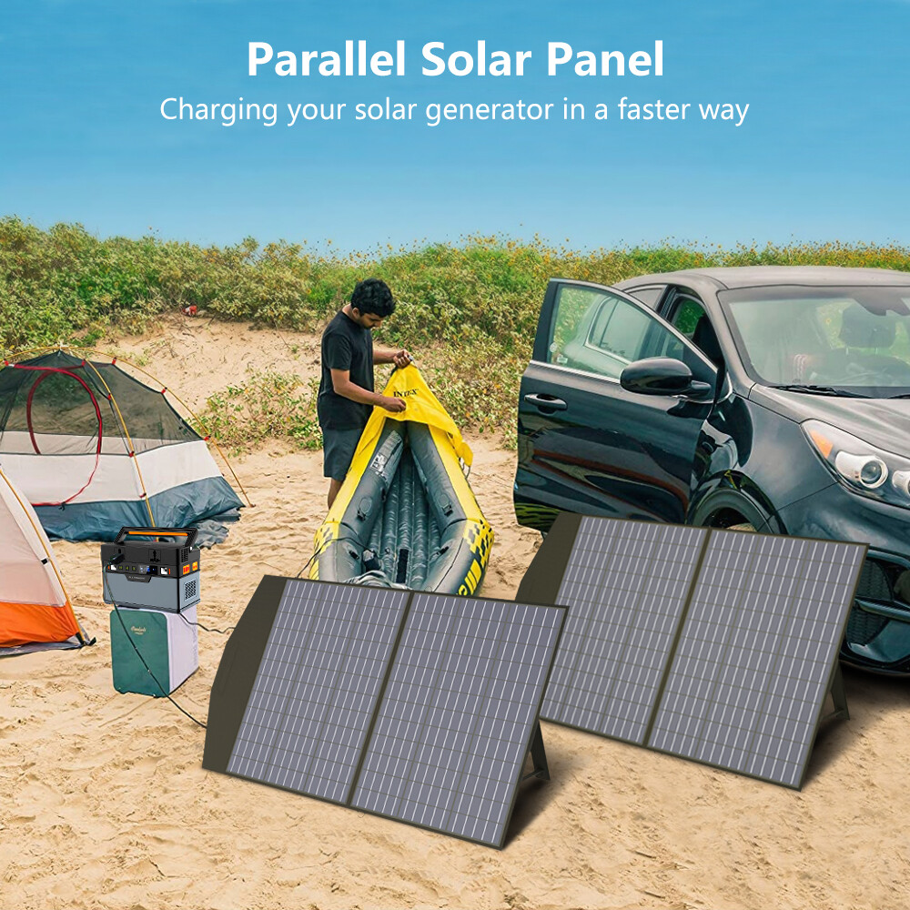 ALLPOWERS 100W Portable Foldable Solar Panel Kits Charger Certified Refurbished