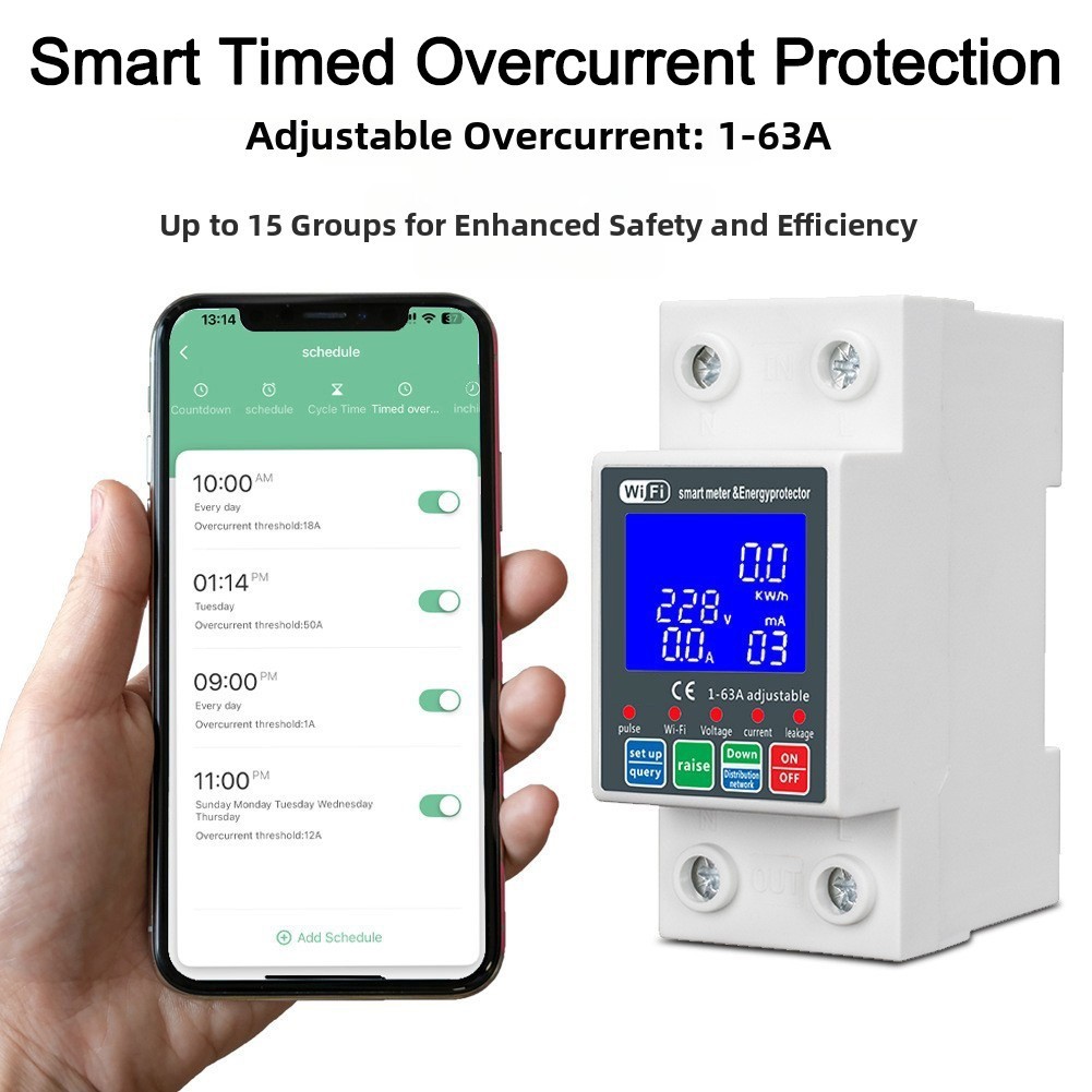 Smart WiFi Water Pump Controller for Tuya Remote Control and Leak Protection