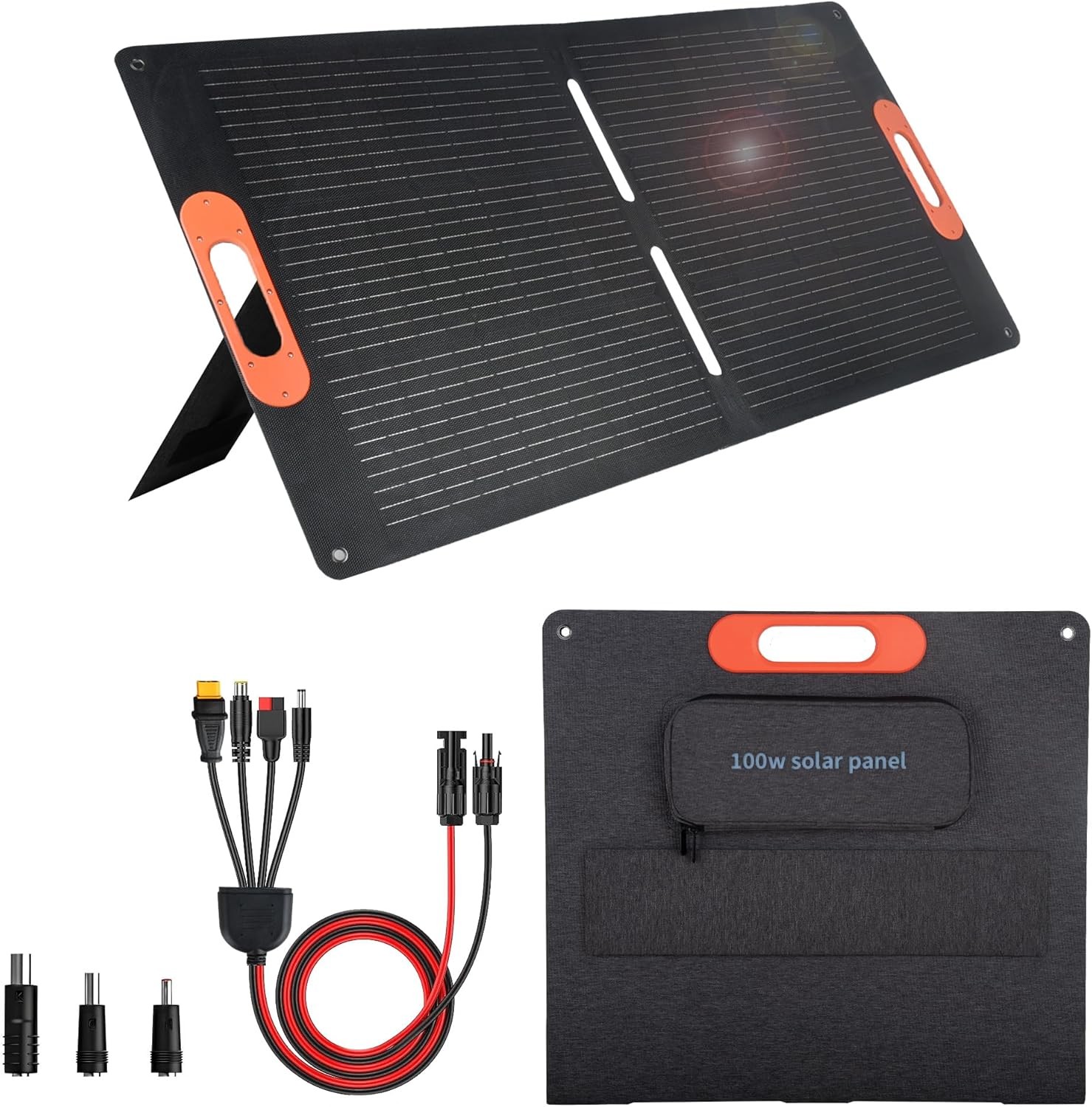 Foldable Solar Panel 100W Portable for Power Station