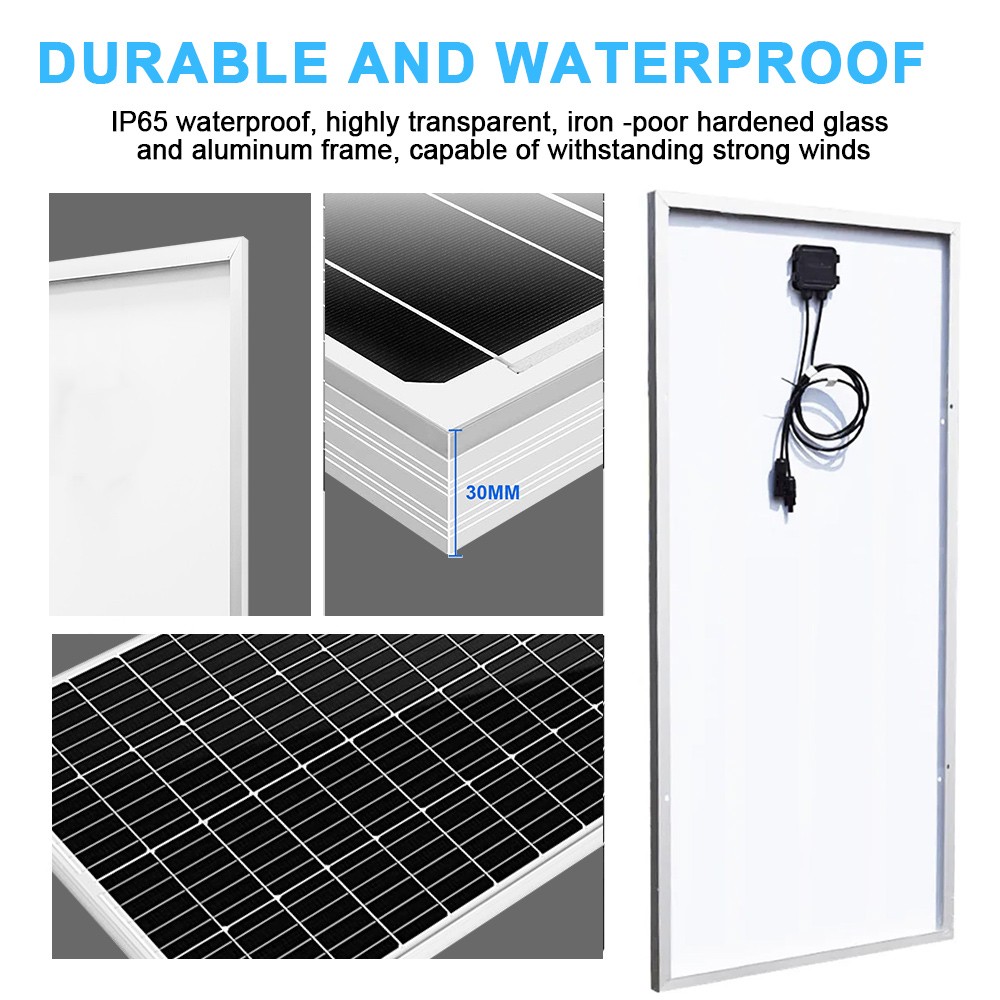 400W Watt Solar Panel High Efficiency for RV Marine Boat Cabin Off Grid System