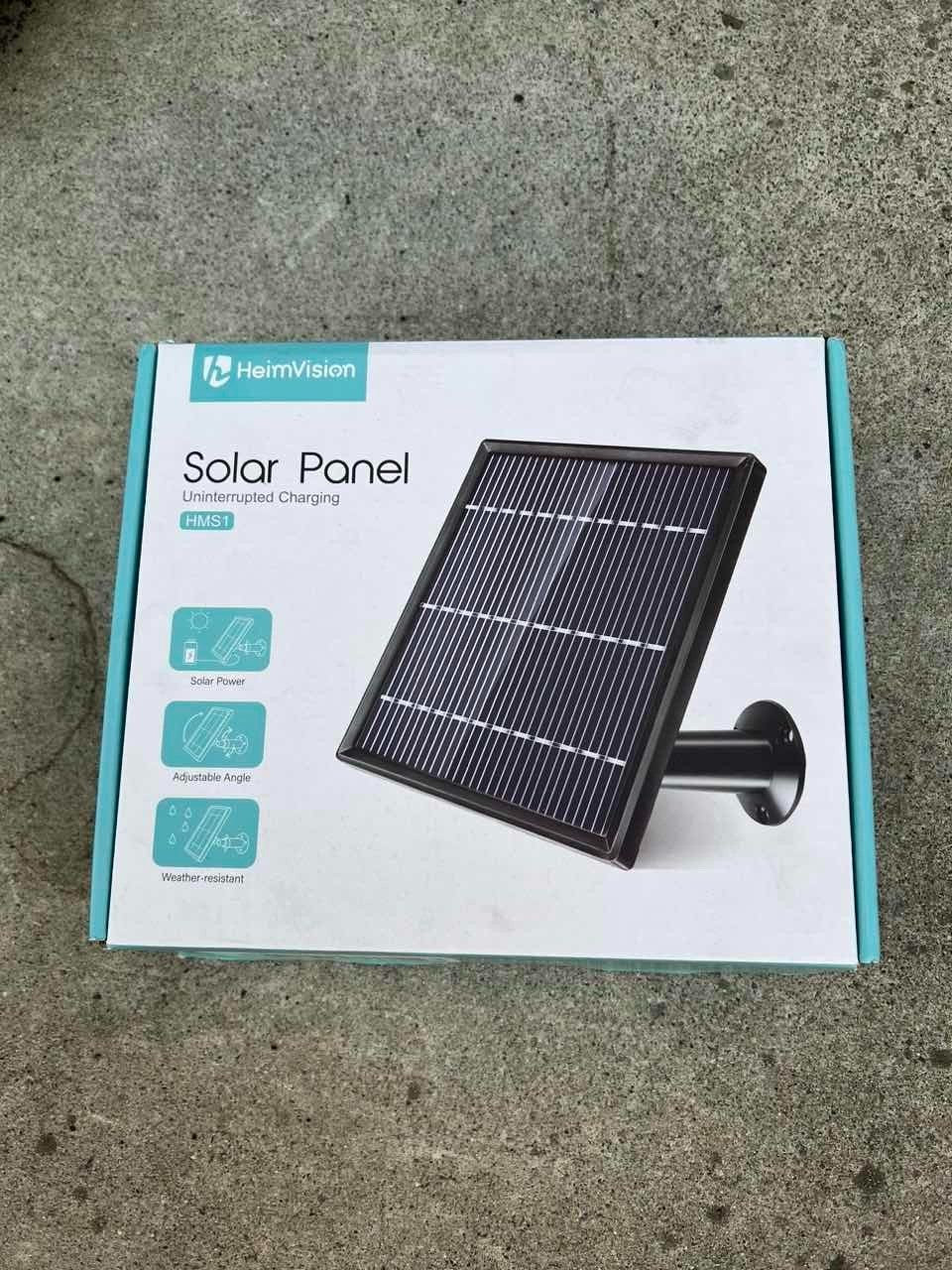 3W HeimVision HMS1 Solar Panel for HMD2 Micro USB 5.5v 0.6A, price for two