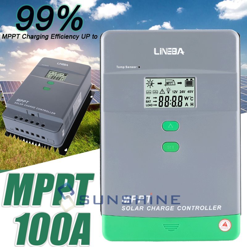 MPPT Solar Panel Charge Controller 12V/24V/48V/36V LifePO4 Regulator Auto Track