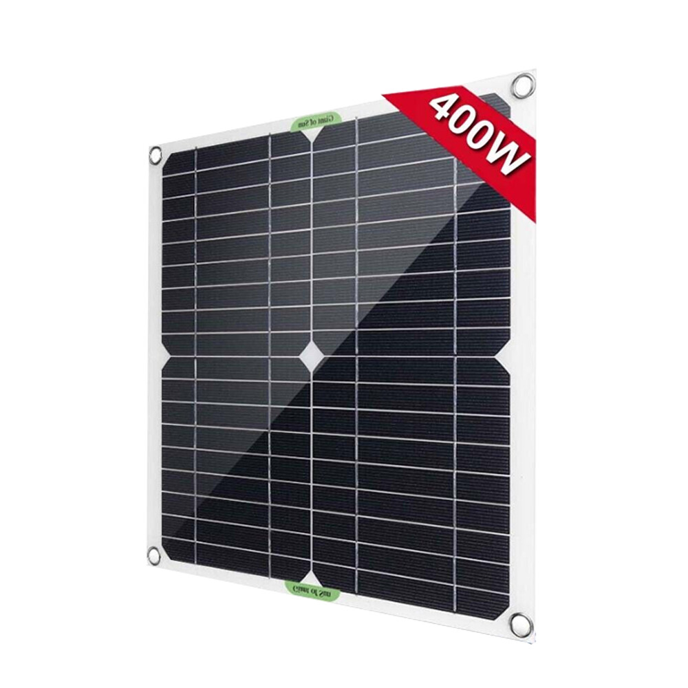 400W Solar Panel Kit 100A Controller 12V Battery Charger Off-Grid Car Boat LOT