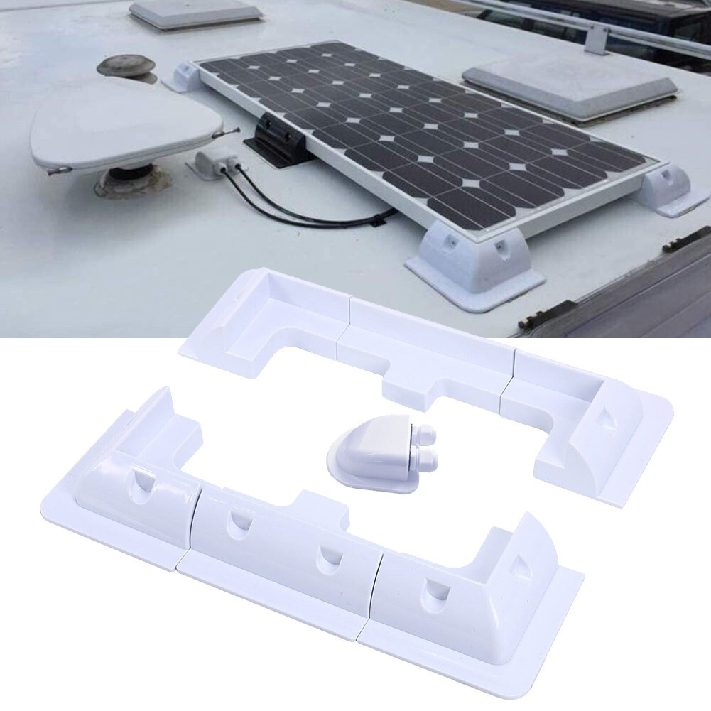 Quick and Easy Install Solar Roof Panel Mounting Brackets for Caravan RV Boat