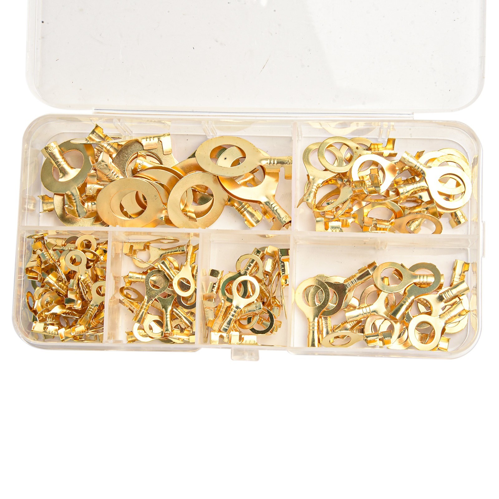 Comprehensive Ring Cable Lug Kit 150PCS Ring Type Crimp Terminal Assortment