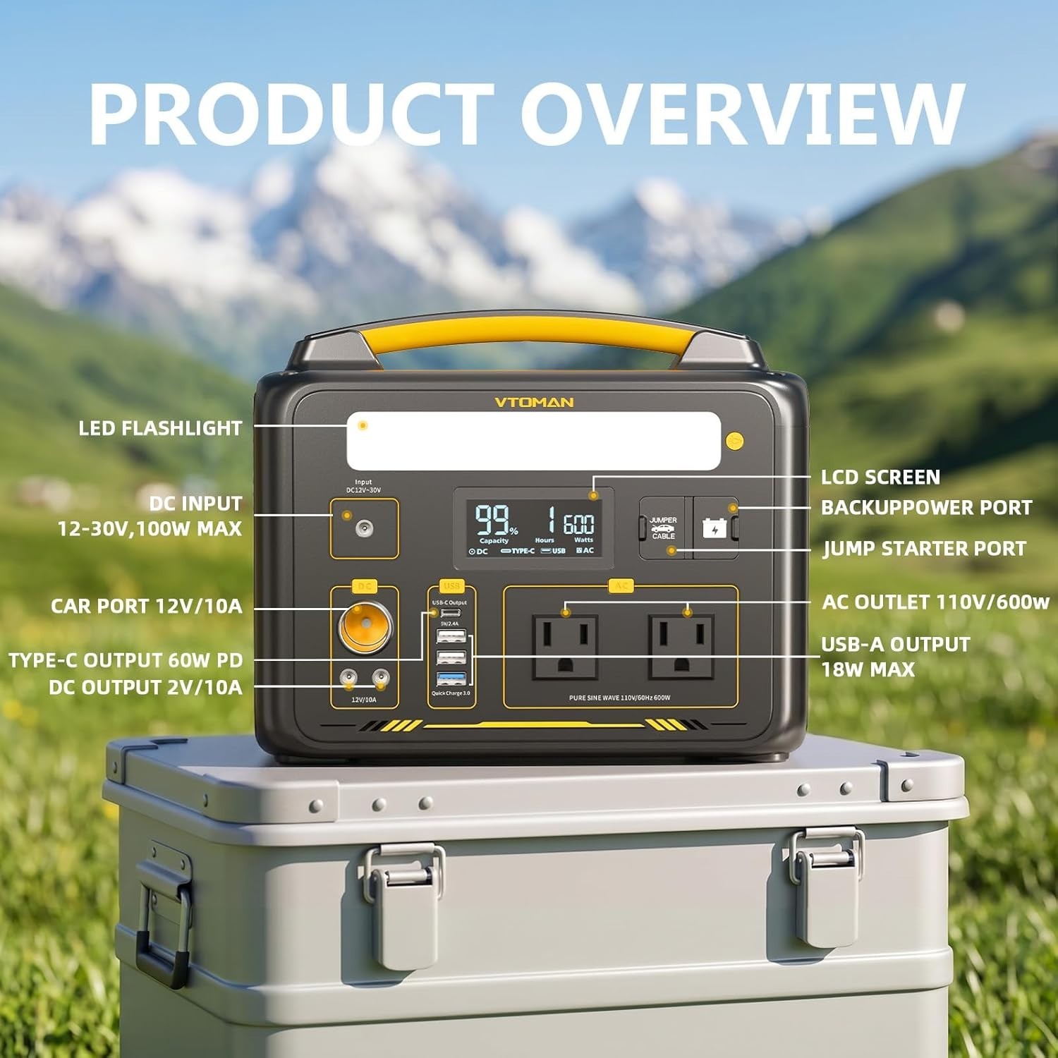 Jump 600X Portable Power Station 600W