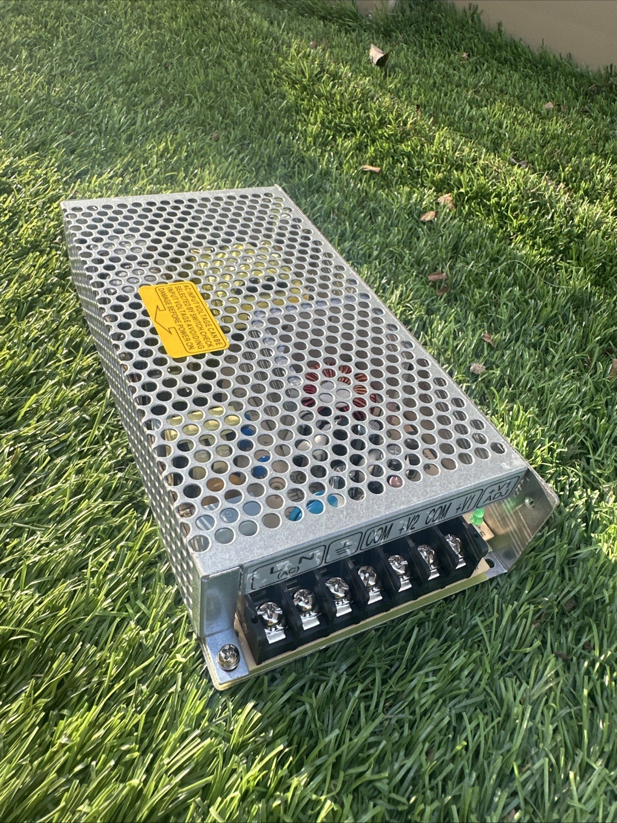 MEAN RS-150-24 Power Supply,AC-DC,24V,6.5A,88-132/176-264V In,Enclosed,Panel Mo