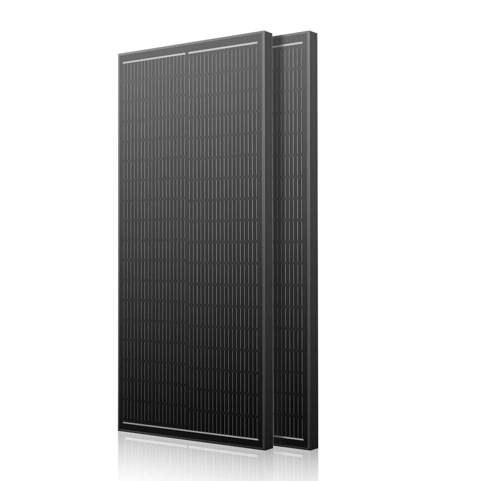 2*100W blackboard solar panel, 18BB , 25.5% efficient photovoltaic module