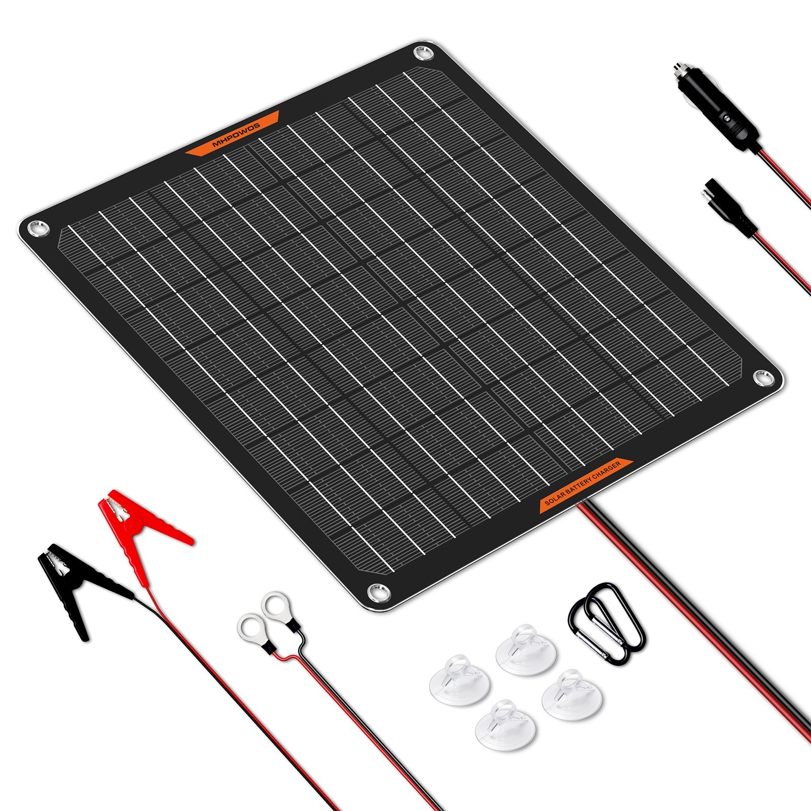 10 20 30 watt Solar Panel Charger Car Battery Solar Charger 12V Trickle Charger