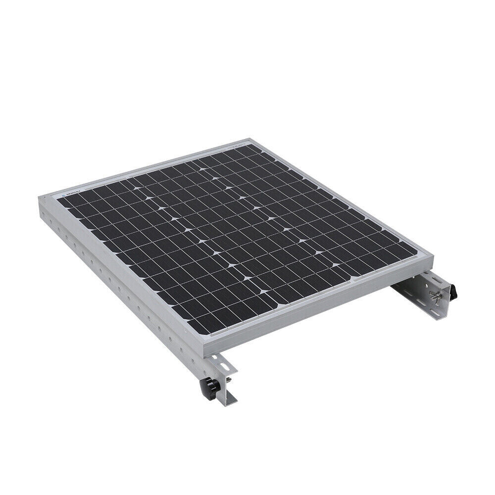 28″ Solar Panel RV Tilt Mount Brackets Ground Roof Flat Surface Adjustable Frame