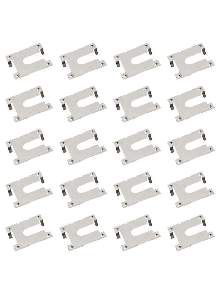 Solar Energy Grounding Lug Silver Solar Panels Stainless Steel 20pcs Earth Plate