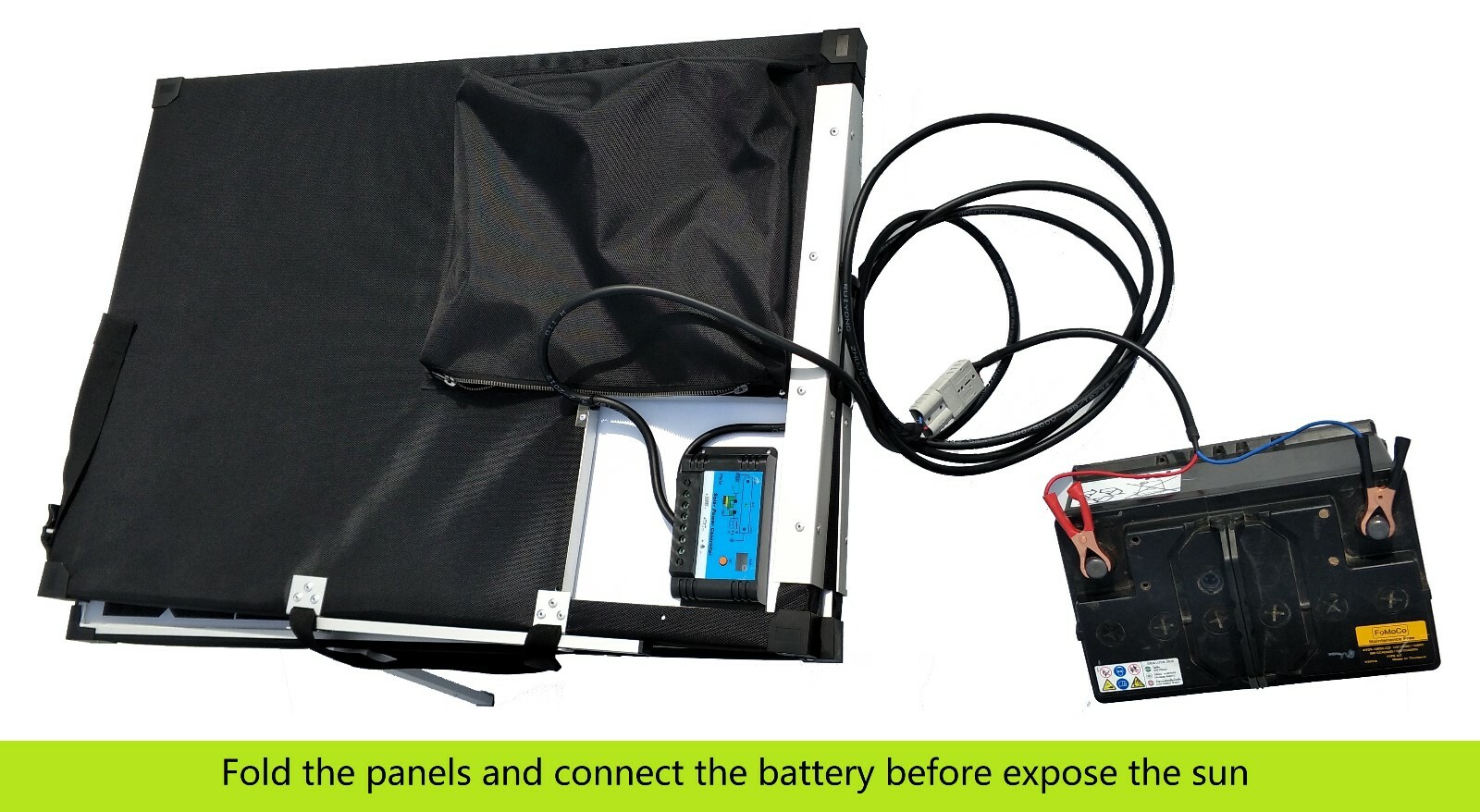 12V 160W Folding solar panel. Suit Lead Acid & Lithium Bat. Customized config.