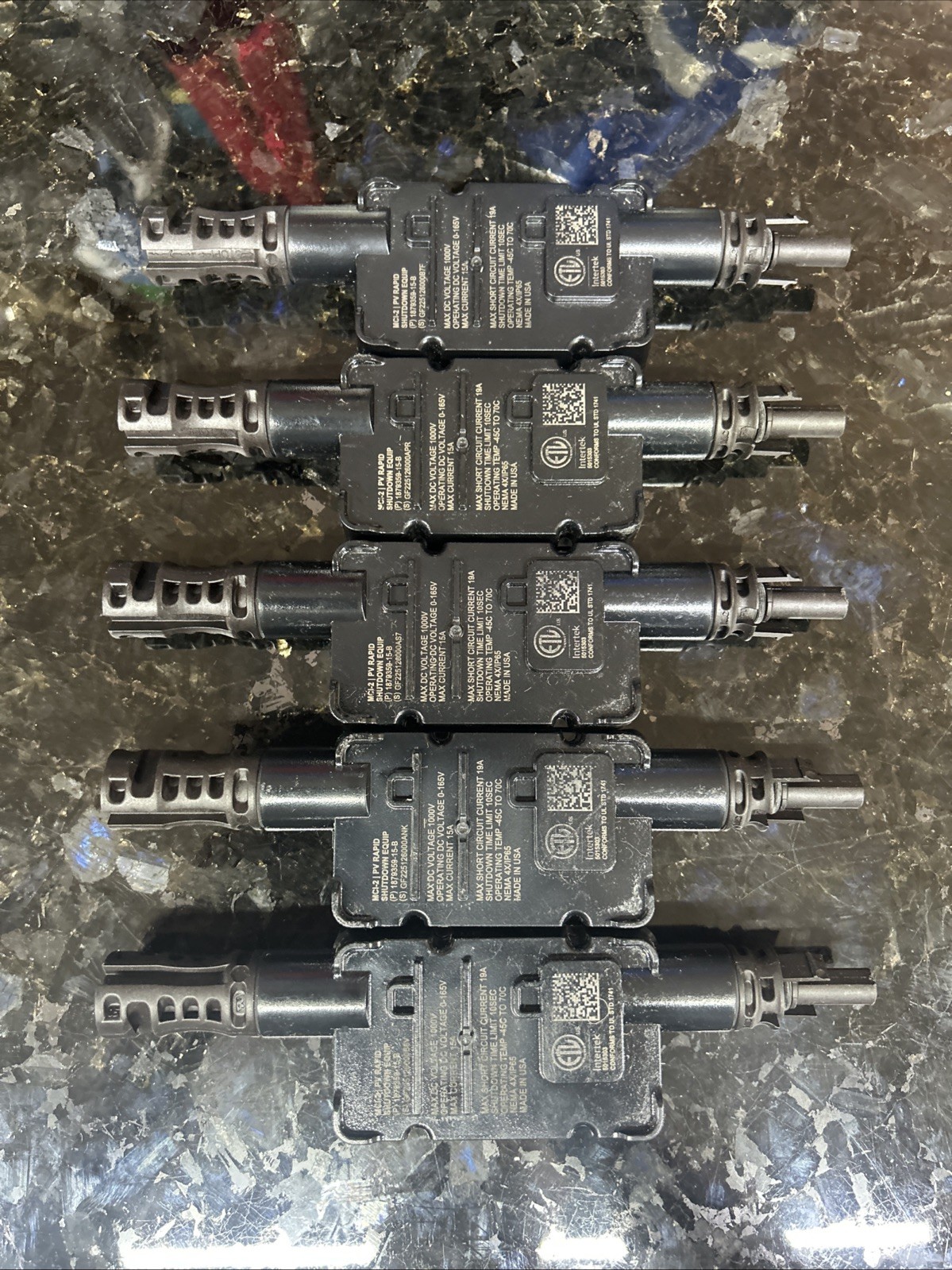 (QTY 5) Tesla MCI-2: PV Rapid Shutdown Equip Mid Circuit Interrupter 1879359-15B