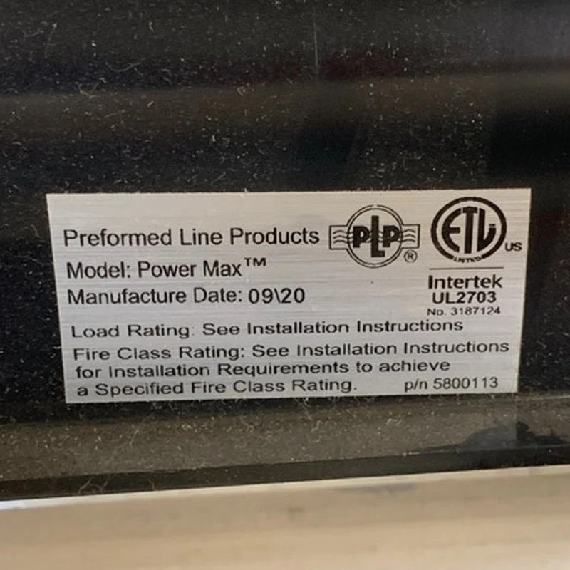 Preformed Line Products Power Max 5800113 Solar Panel Flat Roof Racking Foot