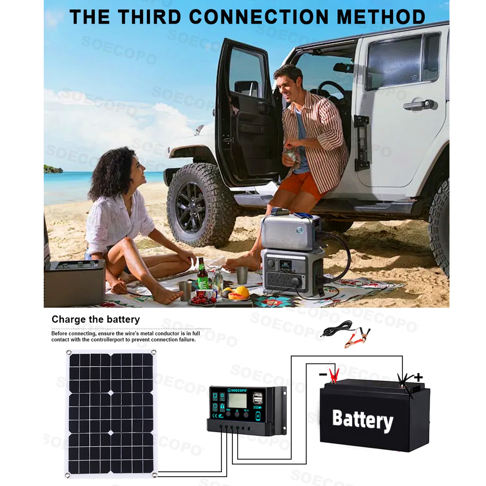 6000W Solar Panel Set Solar Power Inverter Generator 100A Home 110V Grid SysteME